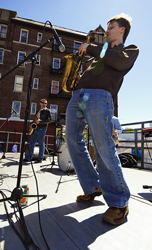 Performing at the Uptown Jazz Festival